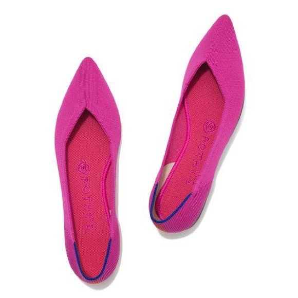 Rothy's Shoes - Rothy’s The Point in Berry Size 10 - Like New